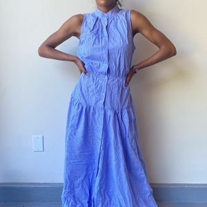 Who What Wear Maxi Blue Dress